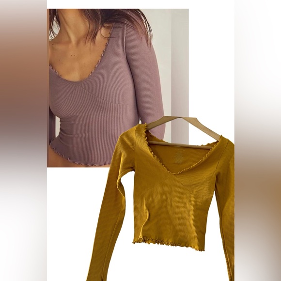 Free People Tops - Free People Intimately Easy To Love Seamless Long Sleeve